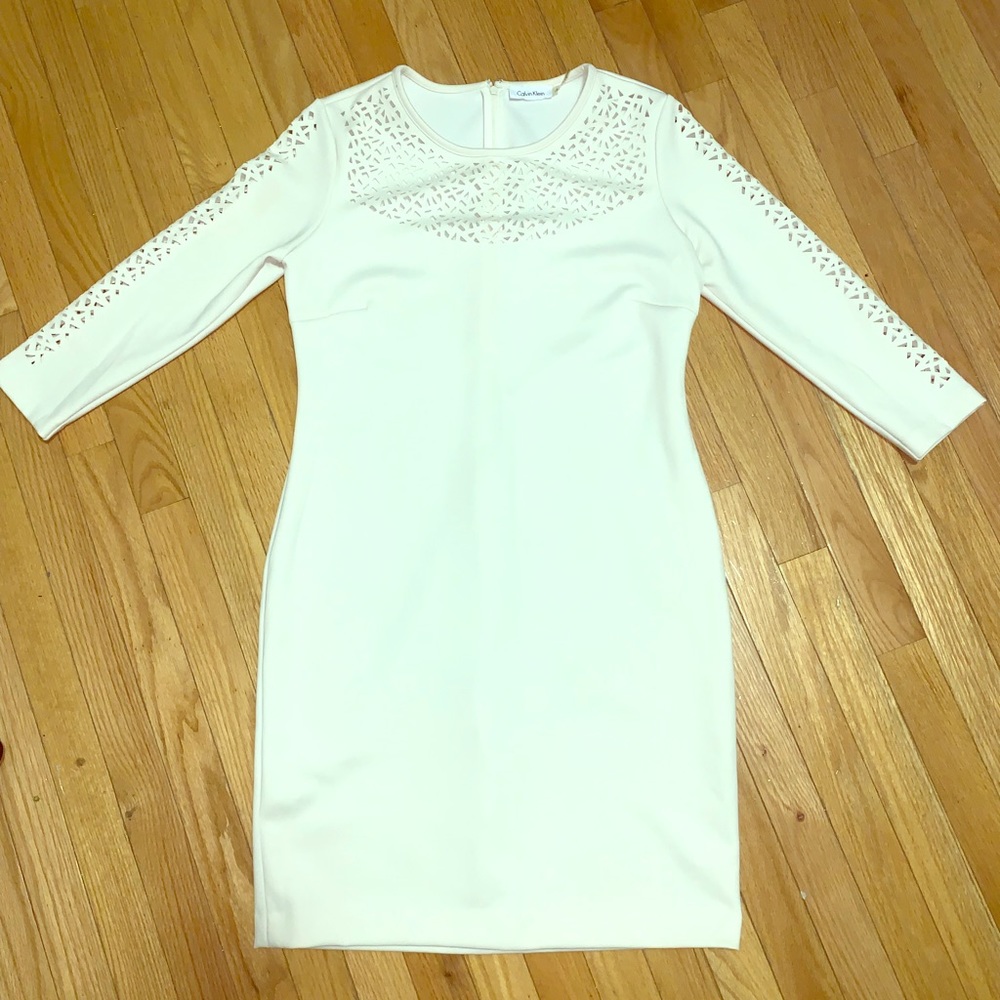Calvin Klein white dress